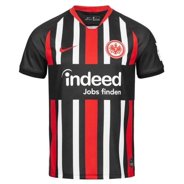 Camiseta Eintracht Frankfurt Replica Primera Ropa 2019/20 Rojo Negro